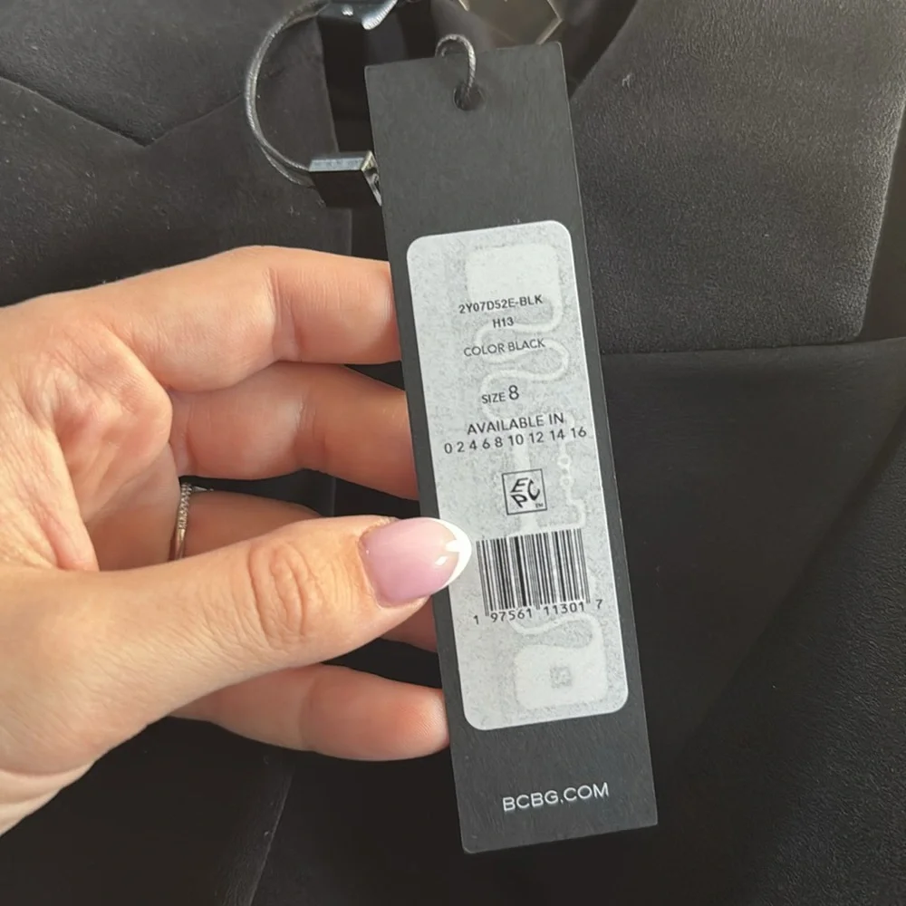 NWT BCBGMAXAZRIA Eugenie Blazer Dress black - Picture 2 of 6